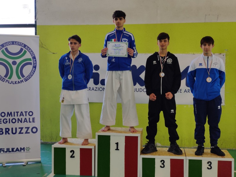 karate l8217aquila da applausi filippo caraccia vola alle finali nazionali fijlkam