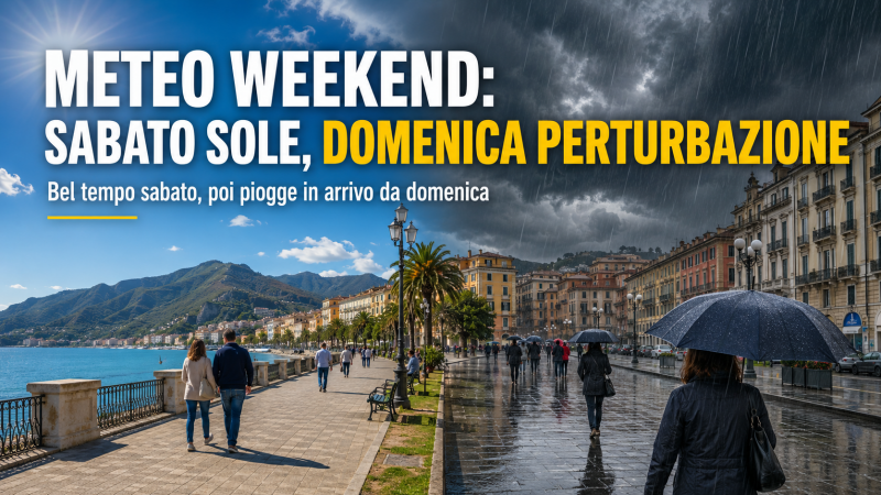 meteo weekend a sorpresa sabato sole domenica torna la perturbazione sull8217italia subito