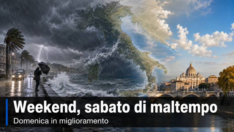 weekend di maltempo sull8217italia poi la svolta che cambia tutto domenica davvero