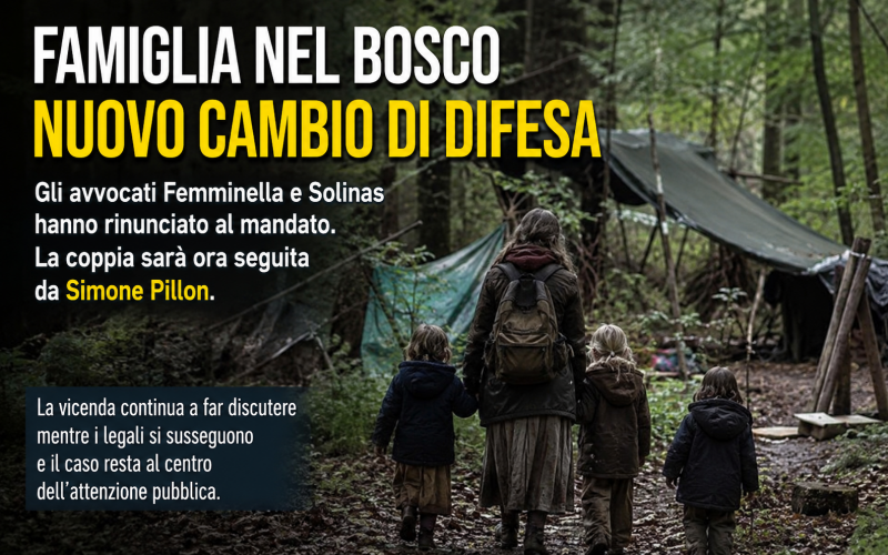 famiglia nel bosco avvocati rinunciano al mandato arriva il leghista pillon
