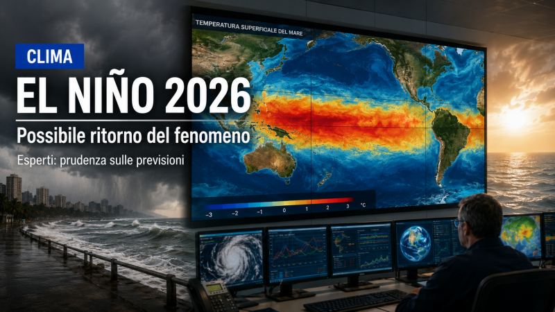 el ni241o 2026 cresce l8217allerta globale il super evento fa paura davvero