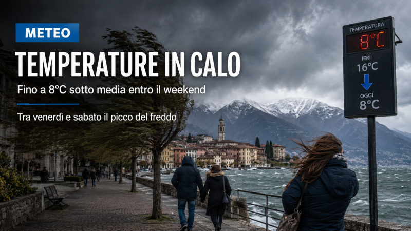 meteo weekend gelido per maggio temperature gi249 fino a otto gradi