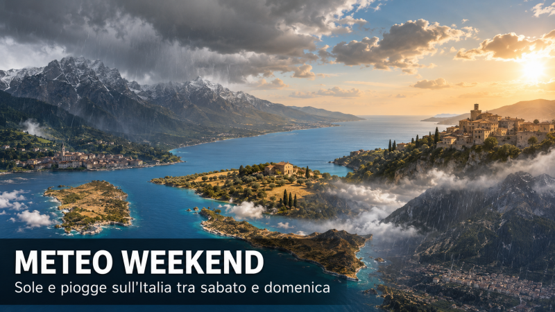 meteo weekend tra sole e piogge dove cambia tutto entro domenica sera