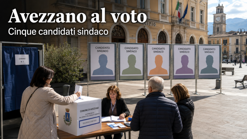avezzano al voto cinque candidati per una sfida che spacca gli schieramenti da Abruzzo24ore.tv avezzano al voto cinque candidati per una sfida che spacca gli schieramenti