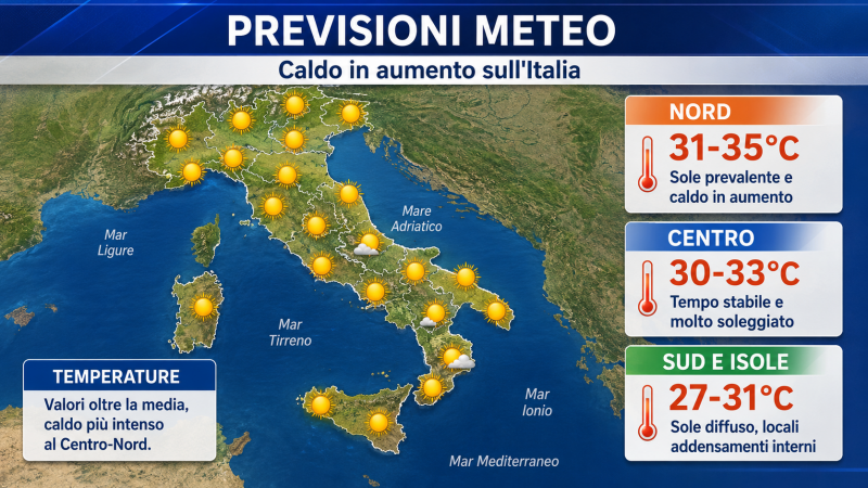 caldo africano sull8217italia dove si superano i 30 gradi nei prossimi giorni da Abruzzo24ore.tv caldo africano sull8217italia dove si superano i 30 gradi nei prossimi giorni