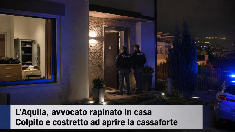 avvocato aggredito in villa raid da 50mila euro nella notte