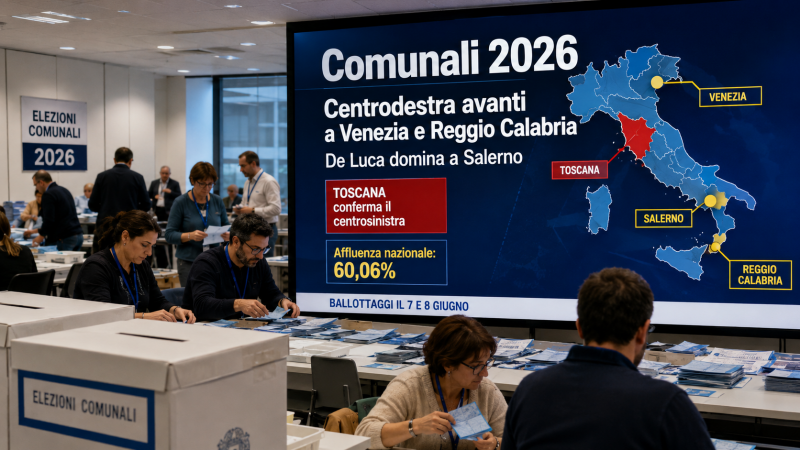 comunali centrodestra avanti venezia sorprende reggio cambia colore de luca domina salerno da Abruzzo24ore.tv comunali centrodestra avanti venezia sorprende reggio cambia colore de luca domina salerno