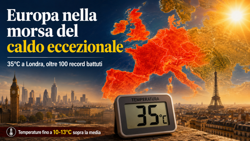 europa soffoca nel caldo record londra sfiora 35 gradi crollano i primati da Abruzzo24ore.tv europa soffoca nel caldo record londra sfiora 35 gradi crollano i primati