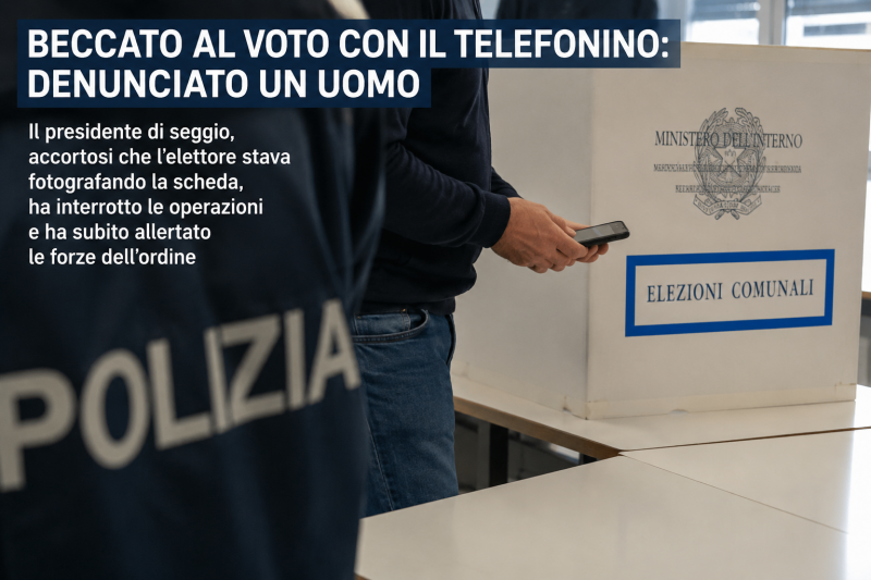 pescina entra col telefonino in cabina e fotografa la scheda votata da Abruzzo24ore.tv pescina entra col telefonino in cabina e fotografa la scheda votata
