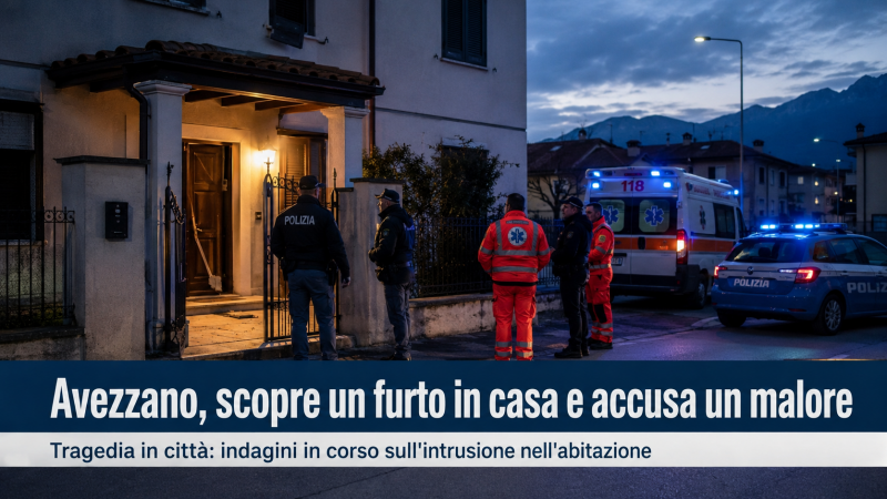 rientra a casa e scopre i ladri tabaccaio muore poco dopo