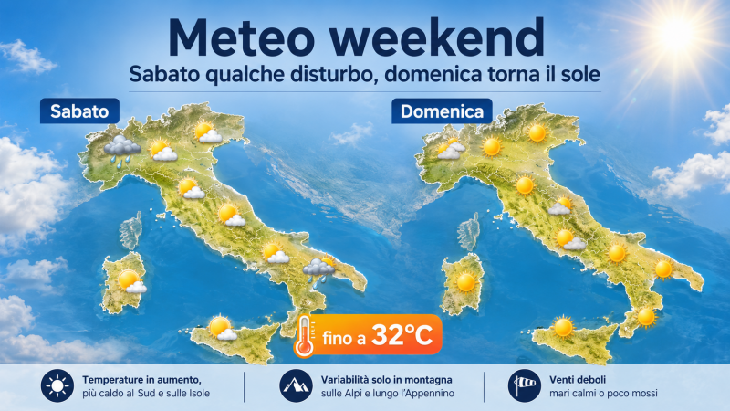weekend tra sole e temporali l8217alta pressione si riprende l8217italia