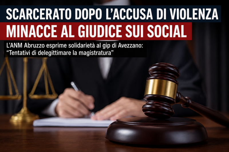 scarcerato dopo l8217accusa di violenza sessuale minacce social al giudice da Abruzzo24ore.tv scarcerato dopo l8217accusa di violenza sessuale minacce social al giudice