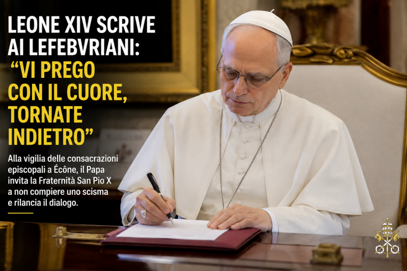 leone xiv implora i lefebvriani fermatevi prima dello strappo definitivo nella chiesa