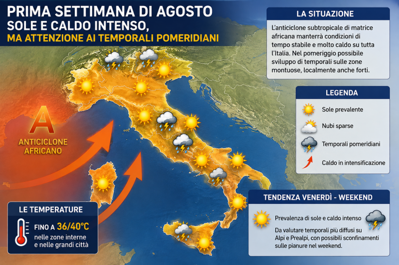 caldo africano senza tregua sole dominante ma temporali improvvisi minacciano diverse regioni ital da Abruzzo24ore.tv caldo africano senza tregua sole dominante ma temporali improvvisi minacciano diverse regioni ital