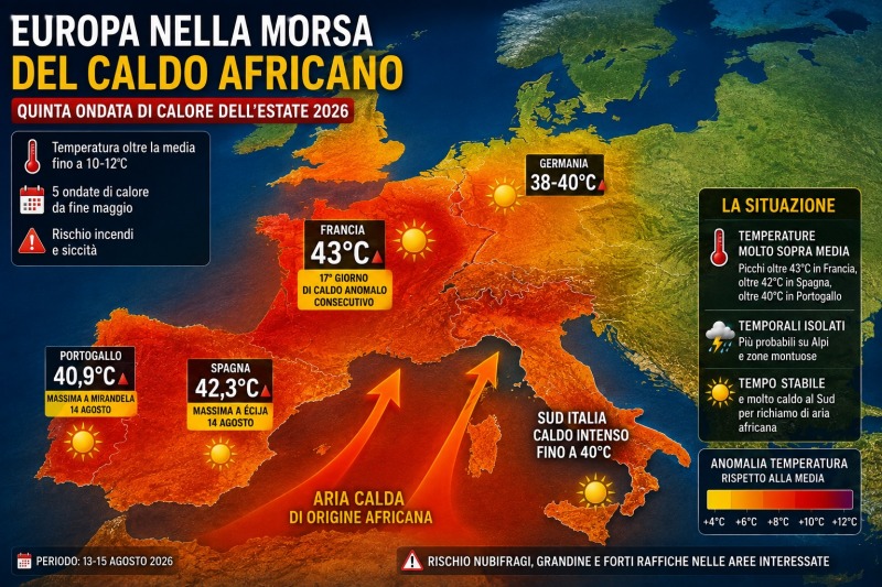 europa soffocata dal caldo quinta ondata francia di nuovo oltre 43176c da Abruzzo24ore.tv europa soffocata dal caldo quinta ondata francia di nuovo oltre 43176c