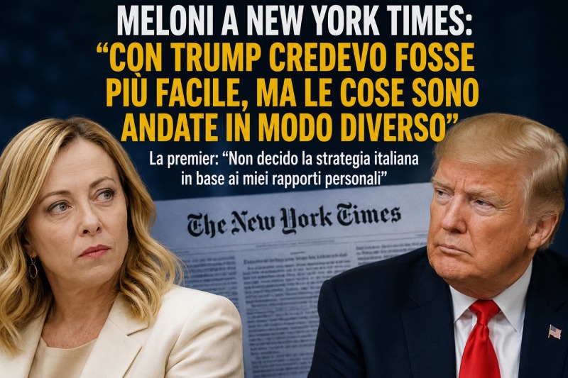 meloni sorprende su trump pensavo fosse pi249 facile invece 232 cambiato tutto da Abruzzo24ore.tv meloni sorprende su trump pensavo fosse pi249 facile invece 232 cambiato tutto