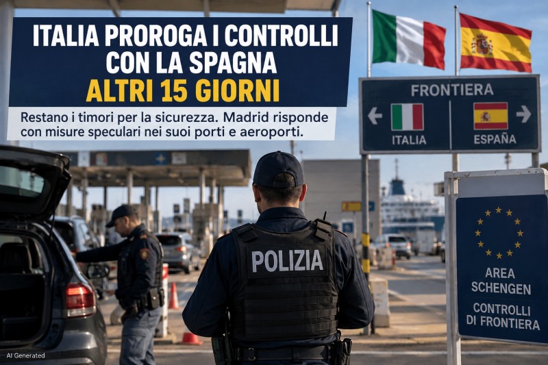 schengen italia prolunga ancora i controlli con la spagna madrid replica subito da Abruzzo24ore.tv schengen italia prolunga ancora i controlli con la spagna madrid replica subito