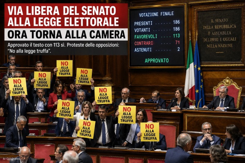 legge elettorale il senato dice s236 esplode la protesta delle opposizioni da Abruzzo24ore.tv legge elettorale il senato dice s236 esplode la protesta delle opposizioni