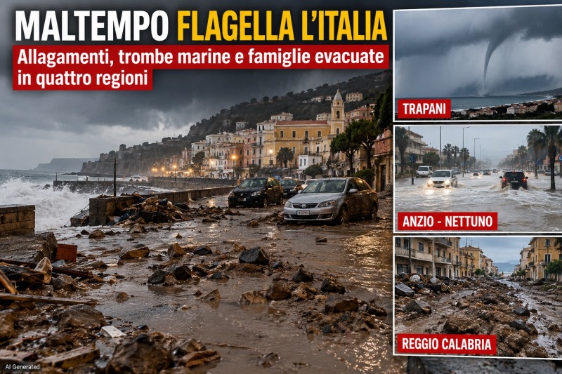 maltempo flagella l8217italia allagamenti trombe marine e famiglie evacuate in quattro regioni da Abruzzo24ore.tv maltempo flagella l8217italia allagamenti trombe marine e famiglie evacuate in quattro regioni