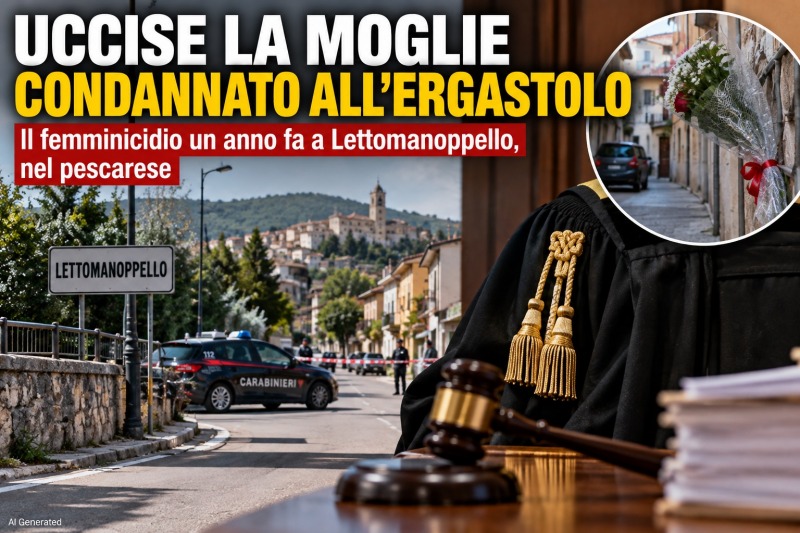 uccise la moglie in strada con due colpi condannato all8217ergastolo da Abruzzo24ore.tv uccise la moglie in strada con due colpi condannato all8217ergastolo