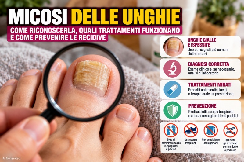 micosi delle unghie come riconoscerla i trattamenti che possono eliminarla davvero da Abruzzo24ore.tv micosi delle unghie come riconoscerla i trattamenti che possono eliminarla davvero