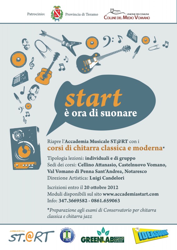 Strt, è ora di suonare. Finalmente nel teramano un'accademia per