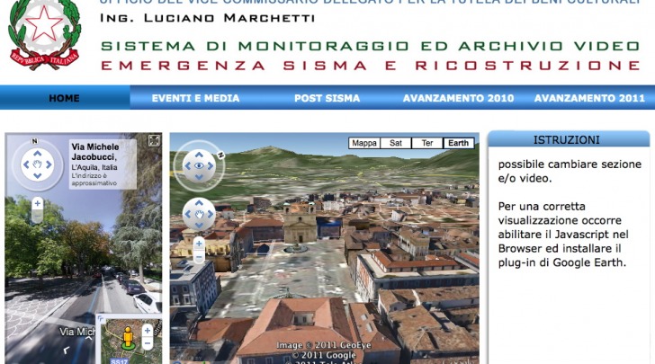 il sito del vice commissario Luciano Marchetti
