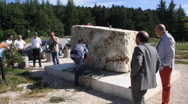 rilevamenti furto statua vito taccone