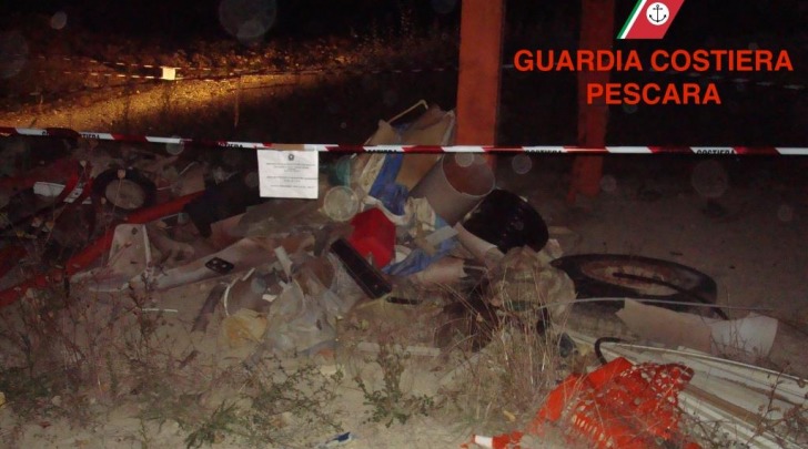 Guardia Costiera-sequestro discarica